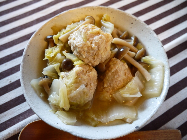 ふわふわ豆腐団子と白菜のスープ.JPG